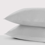 300 Thread Count Pair (2 Pillowcases) of Peaceful Empress Pillowcases -  Silver Dove Grey