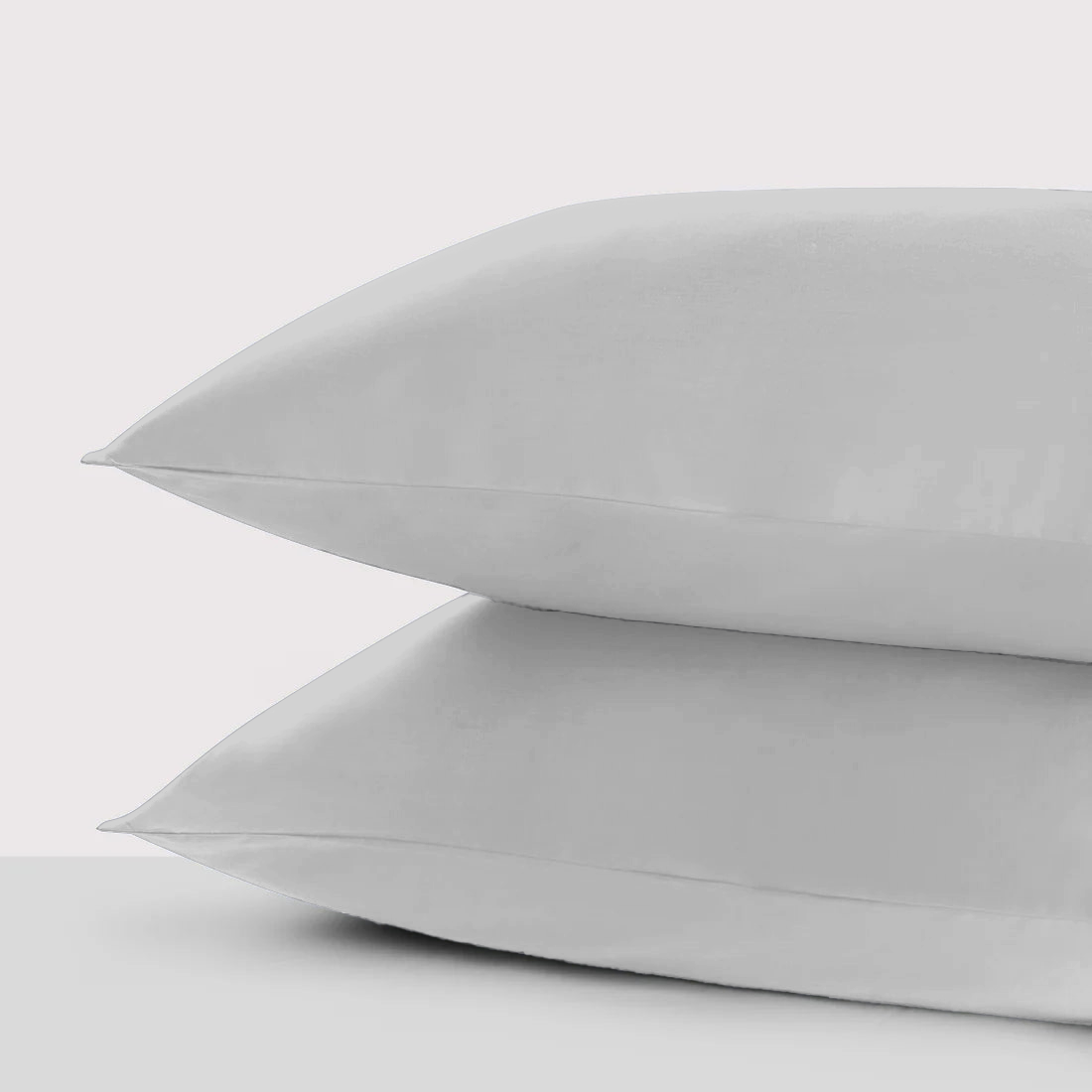 300 Thread Count Pair (2 Pillowcases) of Peaceful Empress Pillowcases -  Silver Dove Grey