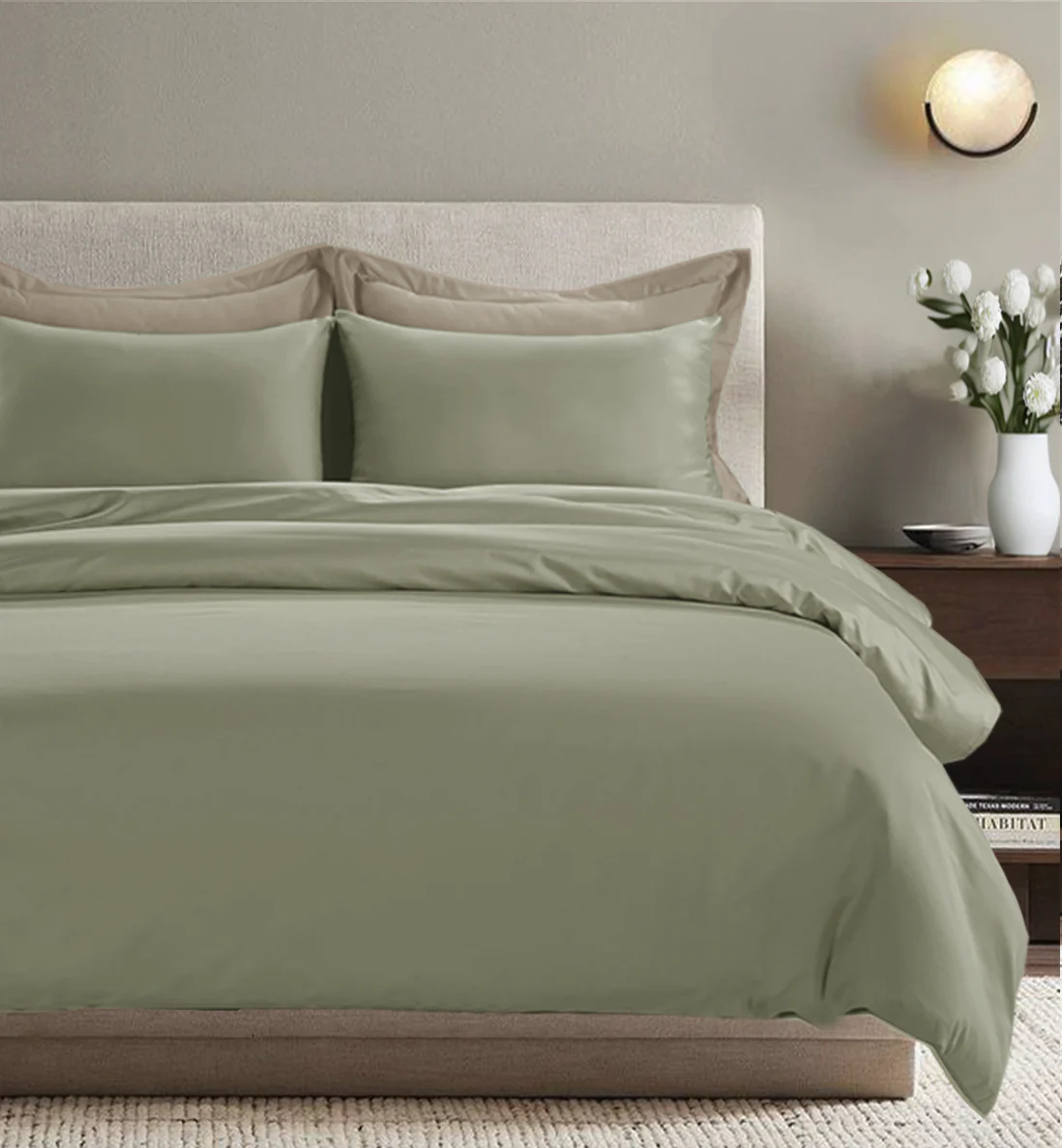All Season Egyptian Giza Bedding Set - Sage & Bone