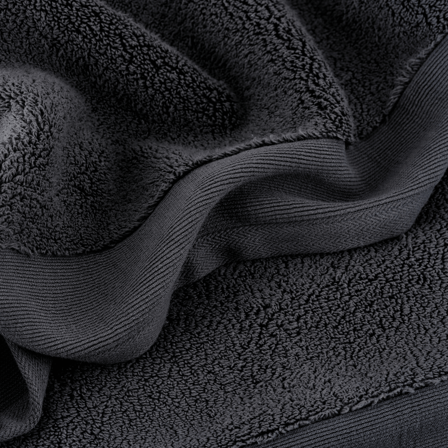 Egyptian Cotton Luxury Serenity Palace Classic Towel - Grey - 500GSM Zero Twist