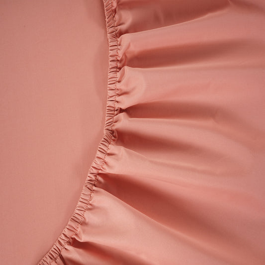 800 Thread Count Egyptian Cotton Grand Splendour Sateen Fitted Sheet - Terra Cotta