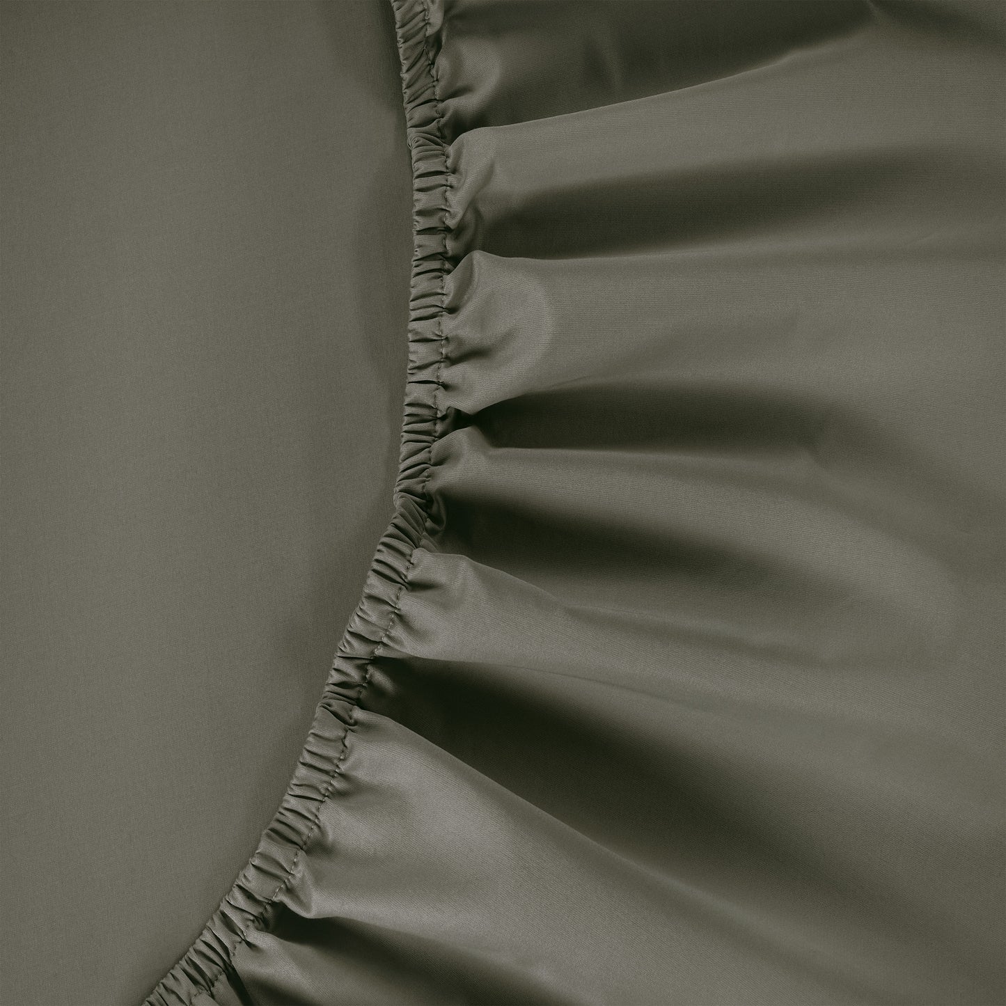 800 Thread Count Egyptian Cotton Grand Splendour Sateen Fitted Sheet - Sage Green