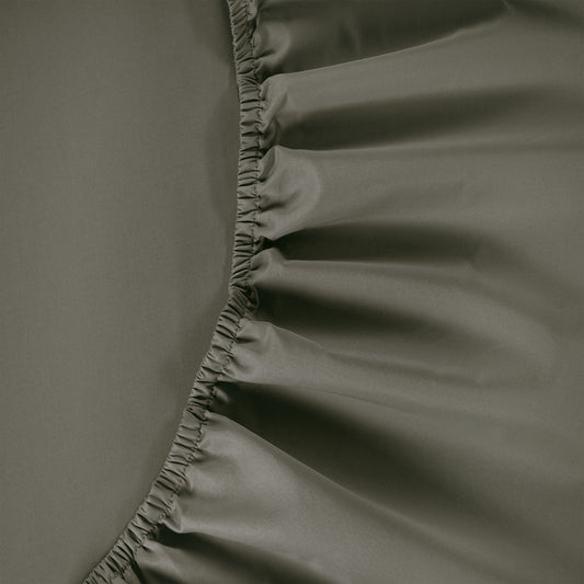800 Thread Count Egyptian Cotton Grand Splendour Sateen Fitted Sheet - Sage Green
