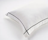 800 Thread Count Pair (2 Pillowcases) of Egyptian Cotton Kensington Lux Buttery Smooth Pillowcases - Jet Black