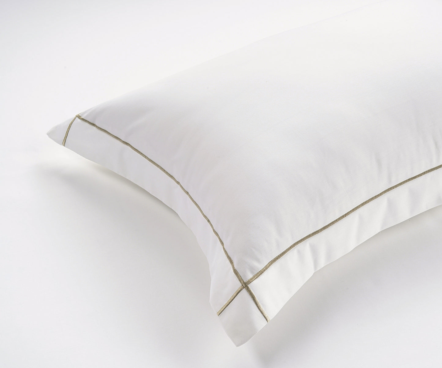 800 Thread Count Egyptian Pair (2 Pillowcases) of Cotton Kensington Lux Buttery Smooth Pillowcases - Simply Taupe